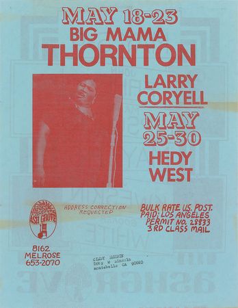 Lot #7269 Big Mama Thornton Handbill - Image 1
