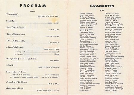 Lot #7122 Elvis Presley High School Graduation Program - Image 1