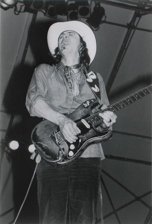 Lot #7550 Stevie Ray Vaughan Pair of Oversized Photographs - Image 1
