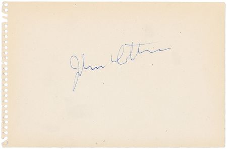 Lot #7236 John Coltrane Quartet Set of Signatures - Image 1