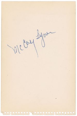 Lot #7236 John Coltrane Quartet Set of Signatures - Image 4