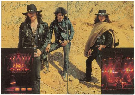 Lot #7391 Motorhead Signed Program - Image 1