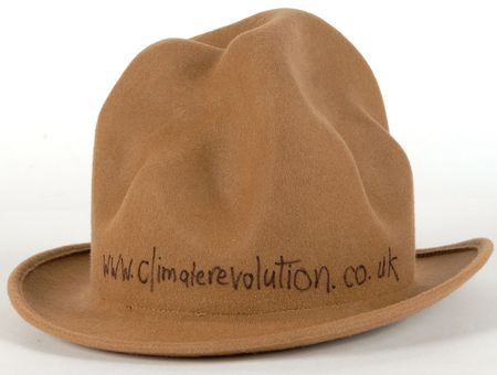 Lot #7561 Pharrell: Vivienne Westwood Signed Replica Grammy Hat - Image 2