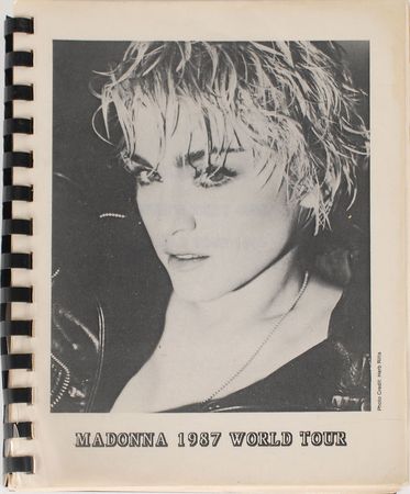 Lot #7231 Madonna Tour Itinerary Book - Image 1