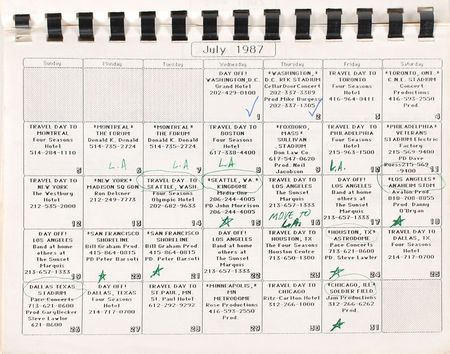 Lot #7231 Madonna Tour Itinerary Book - Image 3