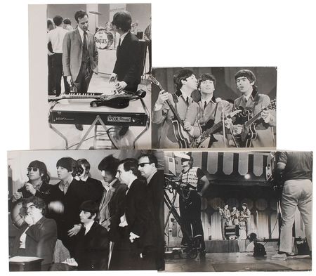 Lot #7094 Beatles Set of Four Original Press Photographs - Image 1