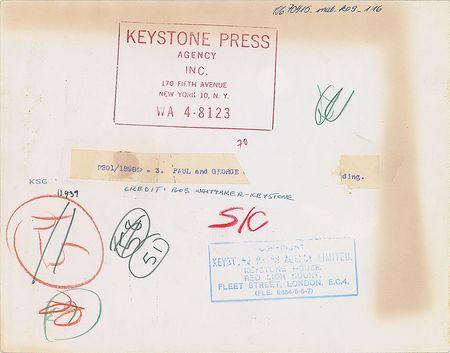 Lot #7098 Beatles Set of Three Original Press Photographs - Image 6