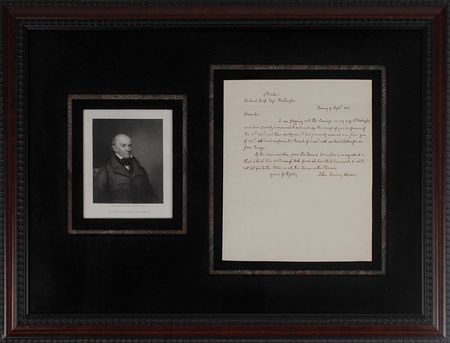 Lot #15 John Quincy Adams: Nuisance news from the