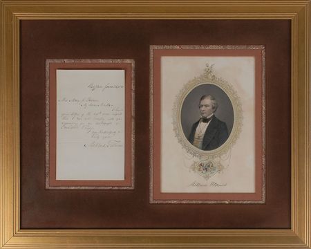 Lot #27 Millard Fillmore Handwritten Letter Signed
