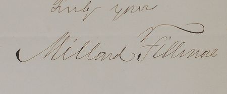 Lot #27 Millard Fillmore Handwritten Letter Signed - Image 2
