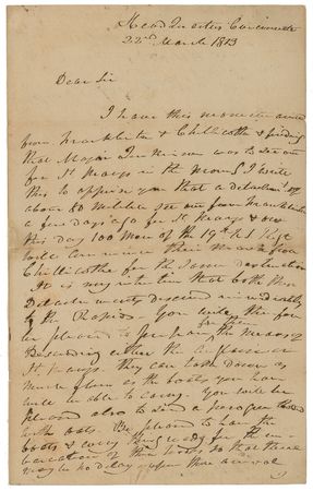 Lot #21 William Henry Harrison: “I write this to