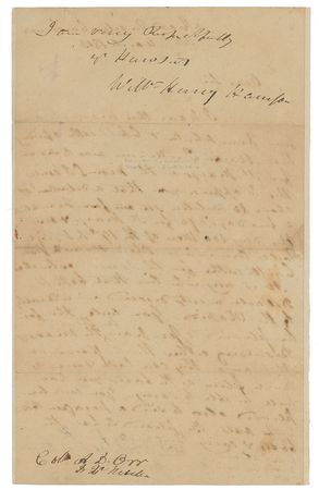 Lot #21 William Henry Harrison: “I write this to apprise you that a detachment of about 80 militia set out from Franklinton” - Image 2