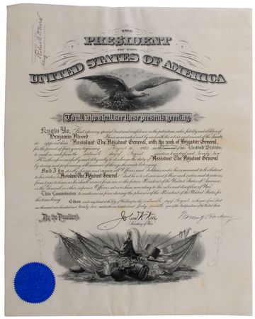 Lot #78 Warren G. Harding Signed Document - Image 1