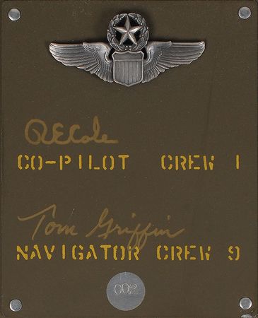 Lot #456 Ruptured Duck: Enormous ?Ruptured Duck? art signed by two Doolittle Raiders - Image 2