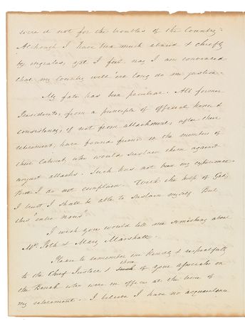 Lot #31 James Buchanan: Blamed for the “calamities of the Country” in 1863, Buchanan reflects on his legacy: “My country will ‘ere long do me justice” - Image 2