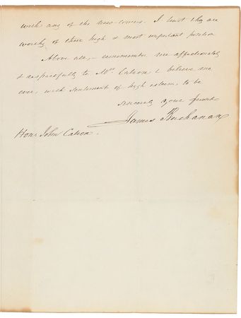 Lot #31 James Buchanan: Blamed for the “calamities of the Country” in 1863, Buchanan reflects on his legacy: “My country will ‘ere long do me justice” - Image 3