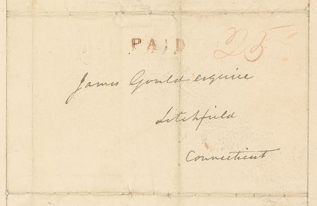 Lot #207 John Marshall: Chief Justice Marshall applauds a law professorfor his “Very valuable treatise ‘on the principlesof pleading in civil actions’” - Image 3