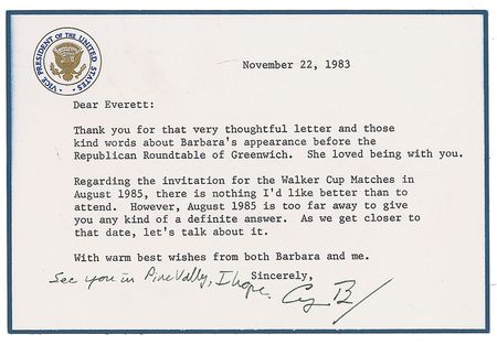 Lot #177 George Bush Letters - Image 2