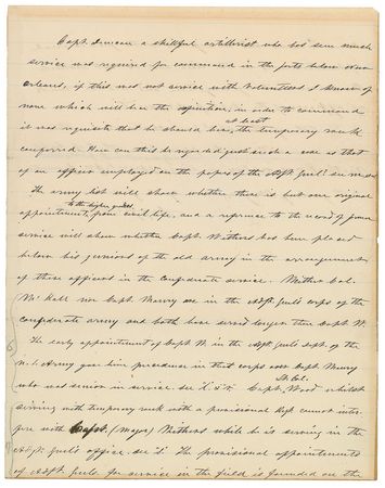 Lot #391 Jefferson Davis: “A skillful artillerist who has seen much service” - Image 3