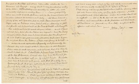 Lot #206 John Jay: “The Treaty being finished,” Jay hopes to sit for a portrait - Image 2
