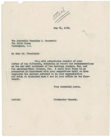 Lot #81 Franklin D. Roosevelt Typed Letter Signed - Image 2
