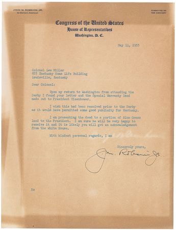 Lot #154 Dwight D. Eisenhower Typed Letter Signed - Image 2
