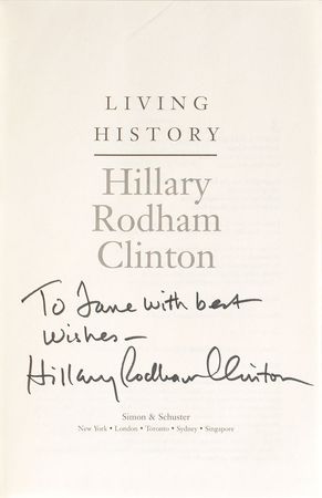 Lot #182 Hillary Clinton Book - Image 1