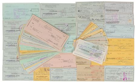 Lot #858 Entertainers Checks - Image 1