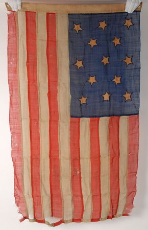 Lot #427 US Flag, 13-Star: Classic thirteen-star American flag - Image 1
