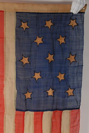 Lot #427 US Flag, 13-Star: Classic thirteen-star American flag - Image 2