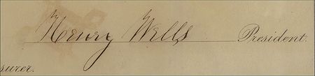 Lot #219 Henry Wells and William Fargo: Two shares of American Express stock to Henry Wells - Image 3