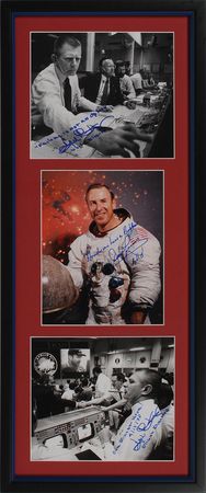 Lot #511 James Lovell and Gene Kranz Signed Photograph - Image 1