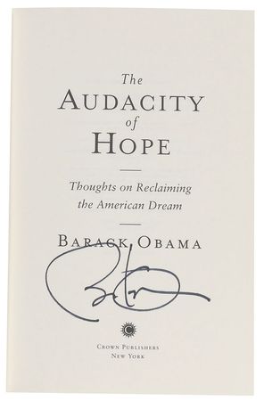 Lot #185 Barack Obama Book - Image 1