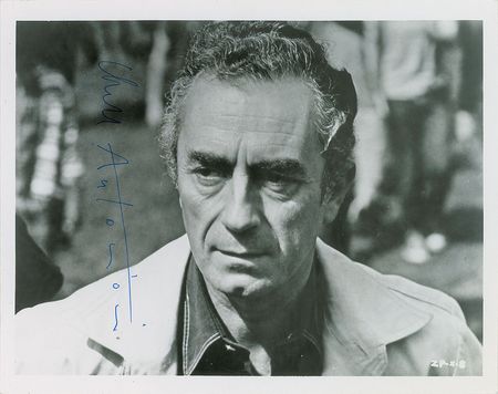 Lot #828 Michelangelo Antonioni and Bernardo Bertolucci Signed Photographs - Image 1