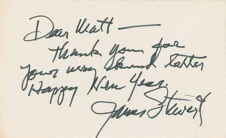 Lot #906 James Stewart - Image 1