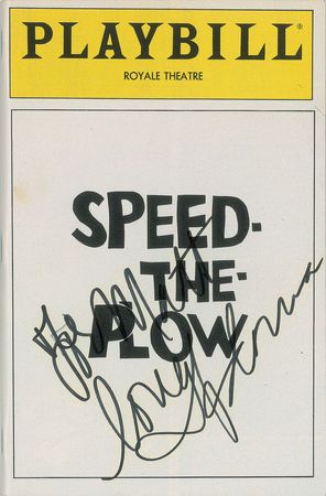 Lot #733 Madonna and David Mamet Playbills - Image 2