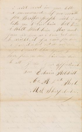 Lot #118 Abraham Lincoln: 1864 Election: ?Honest Abraham Lincoln will get a large majority of the soldiers votes? - Image 4