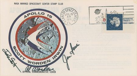 Lot #491 Apollo 15 Insurance Cover - Image 1