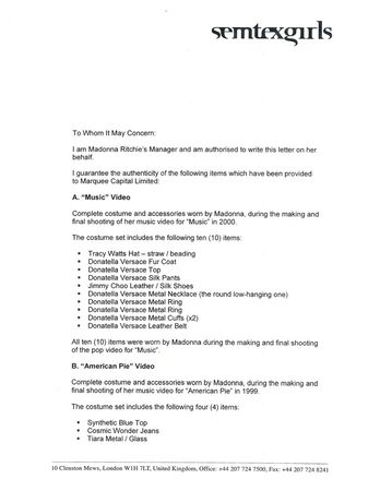Lot #780 Madonna?s 1998 MTV European Music Award for ?Ray of Light?: The top prize at the 1998 MTV Europe Music Awards - Image 4