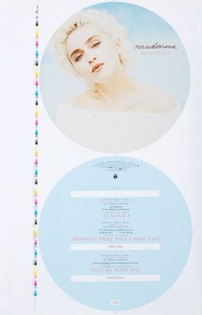 Lot #778 Madonna Set of Three First Proof Artwork Sheets - Image 2