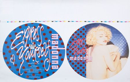 Lot #778 Madonna Set of Three First Proof Artwork Sheets - Image 3