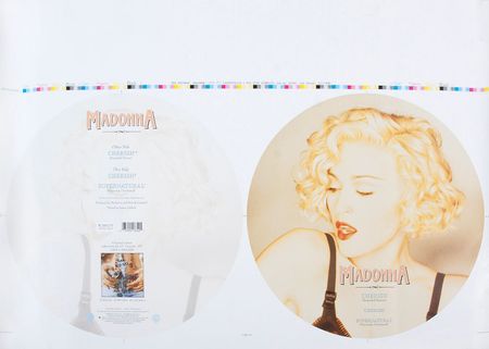 Lot #776 Madonna Cherish UK Proof Artwork - Image 1