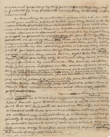 Lot #9 James Monroe: Significant draft written as minister to France in 1795 - Image 3
