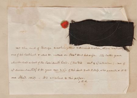 Lot #4 George Washington: Strand of President