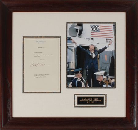 Lot #161 Richard Nixon Souvenir Typescript - Image 1