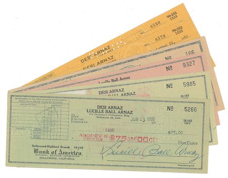 Lot #830 Lucille Ball and Desi Arnaz Check - Image 7