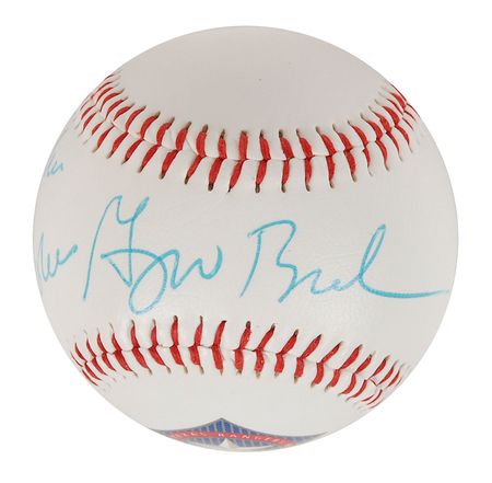 Lot #183 George W. Bush Baseball - Image 1