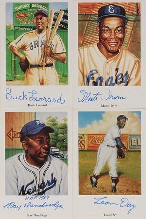 Lot #933 Baseball: Negro Leagues Perez-Steele Cards - Image 1
