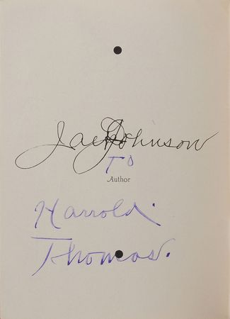 Lot #921 Jack Johnson: Enormous signature of the first African-American world heavyweight champ - Image 2