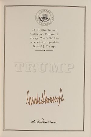 Lot #377 Donald Trump Book - Image 1